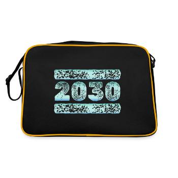 2030 - Sac Retro - noir/or - Dos