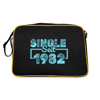 1982 1982 - Retro Tasche - Schwarz/Gold - Hinten