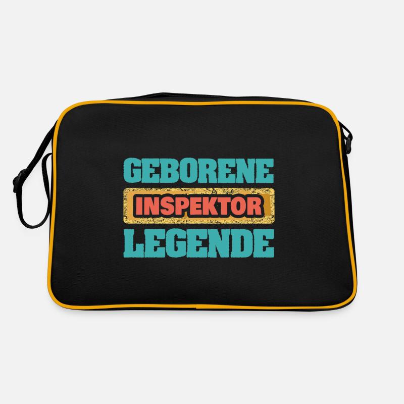 Beruf Inspektor Retro Tasche