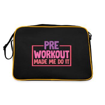Le pré-entraînement m’a fait le faire 2 - Sac Retro - noir/or - Dos