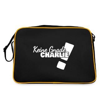 Gift for Charlie - Retro Bag - black/gold - Back