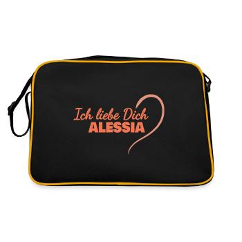 Alessia - Sac Retro - noir/or - Dos