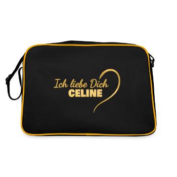 Céline dans le rôle de LiebeDich - Sac Retro - noir/or - Dos