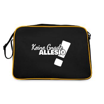 Allesio drôle - Sac Retro - noir/or - Dos