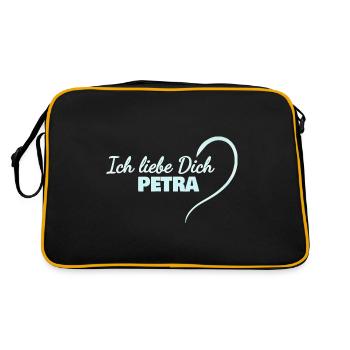 Petra comme LoveYou - Sac Retro - noir/or - Dos