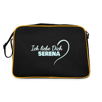 LoveYou, Serena - Retro Bag - black/gold - Back