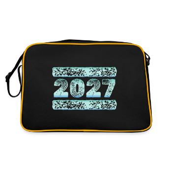 2027 - Sac Retro - noir/or - Dos