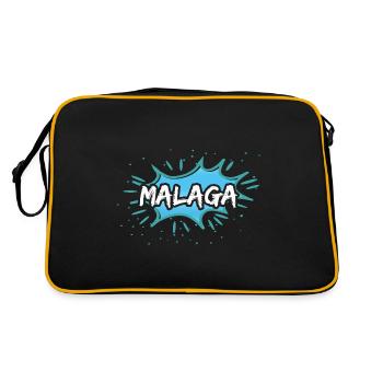 Malaga - Sac Retro - noir/or - Dos
