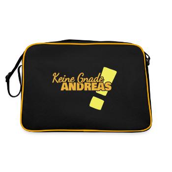 Lustig Andreas - Retro Bag - black/gold - Back