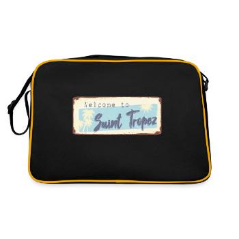 Welcome to Saint Tropez - Sac Retro - noir/or - Dos