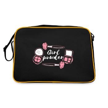 Girl Makeup - Retro Bag - black/gold - Back