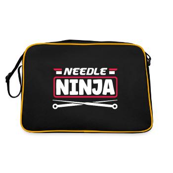 Acupuncture Acupuncture Aiguille Ninja - Sac Retro - noir/or - Dos