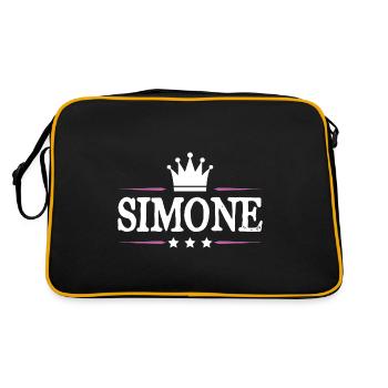 Simone - Sac Retro - noir/or - Dos