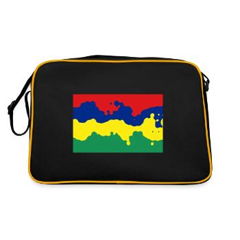Mauritius - Retro Bag - black/gold - Back