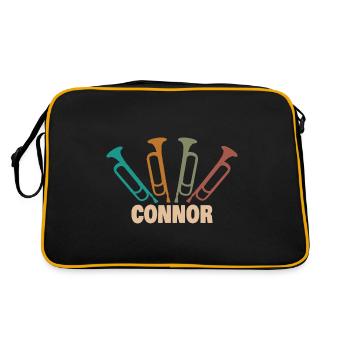 Wind instrument Connor - Retro Bag - black/gold - Back