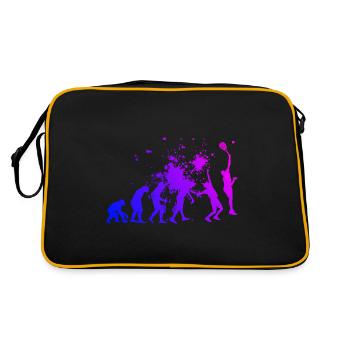 Paddle Tennis Paddle Women's Paddle Court Paddle Tennis - Retro Bag - black/gold - Back