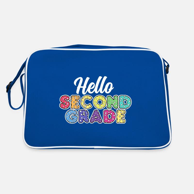 Teacher Hello Second Grade Retro Bag
