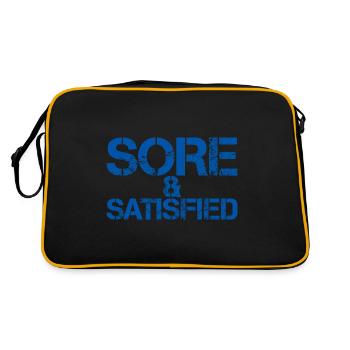 Sore And Satisfied 3 - Retro Bag - black/gold - Back