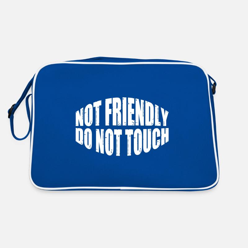 Not Friendly, Do Not Touch 40 Retro Tasche