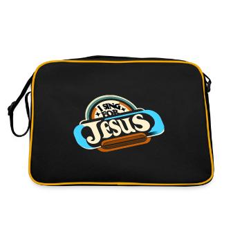 I Sing For Jesus 7 - Retro Bag - black/gold - Back