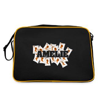 Vegas Amélie - Sac Retro - noir/or - Dos