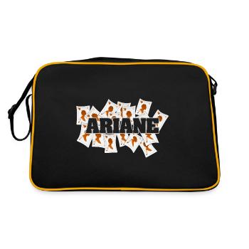 Vegas Ariane - Sac Retro - noir/or - Dos