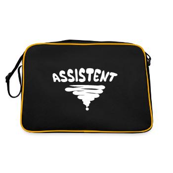 Assistant - Retro Bag - black/gold - Back