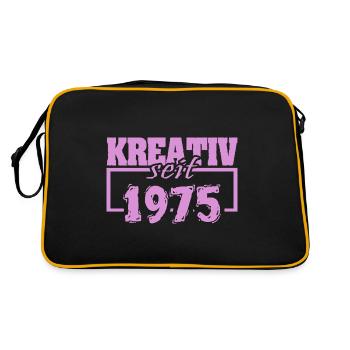 Creative 1975 - Retro Bag - black/gold - Back