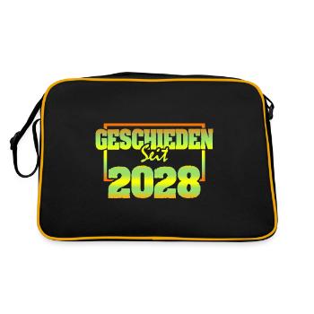 2028 - Retro Bag - black/gold - Back
