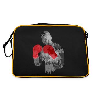 Arts martiaux Boxe Contact Sports Combattants MMA Cadeau - Sac Retro - noir/or - Dos