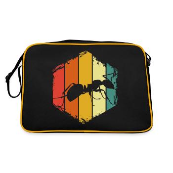 Ants Insect - Retro Bag - black/gold - Back
