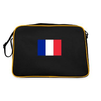Drapeau France drapeau France Tricolore Championnat d'Europe Coupe du Monde - Sac Retro - noir/or - Dos