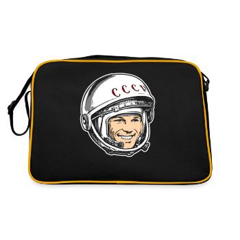 Yuri Gagarin Astronaut Union Soviétique - Sac Retro - noir/or - Dos