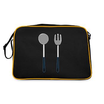 Cook Kitchen Helper - Retro Bag - black/gold - Back