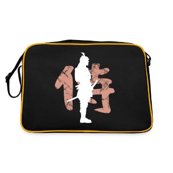 samouraï - Sac Retro - noir/or - Dos