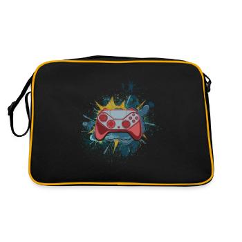 Gaming - Sac Retro - noir/or - Dos