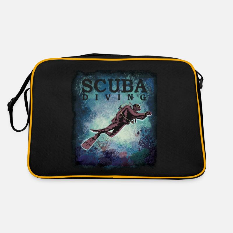Scuba Diving Retro Tasche