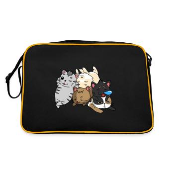 Cats Gang Pack Teens Animals Pack - Sac Retro - noir/or - Dos