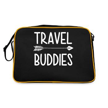 Travel Buddies - Sac Retro - noir/or - Dos