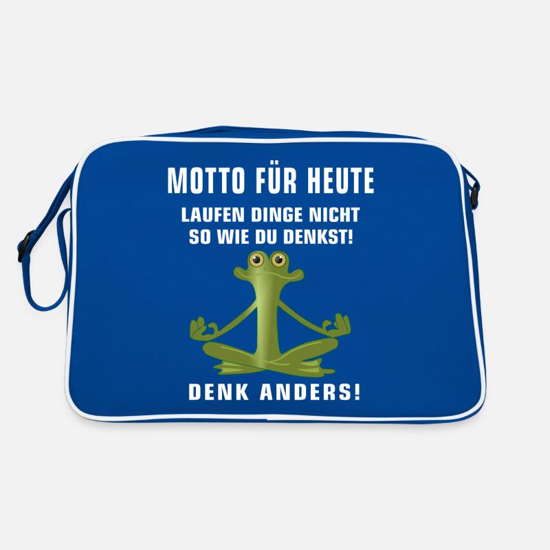 Thème Grenouille Méditation Pensée Pensée Positif Sac Retro