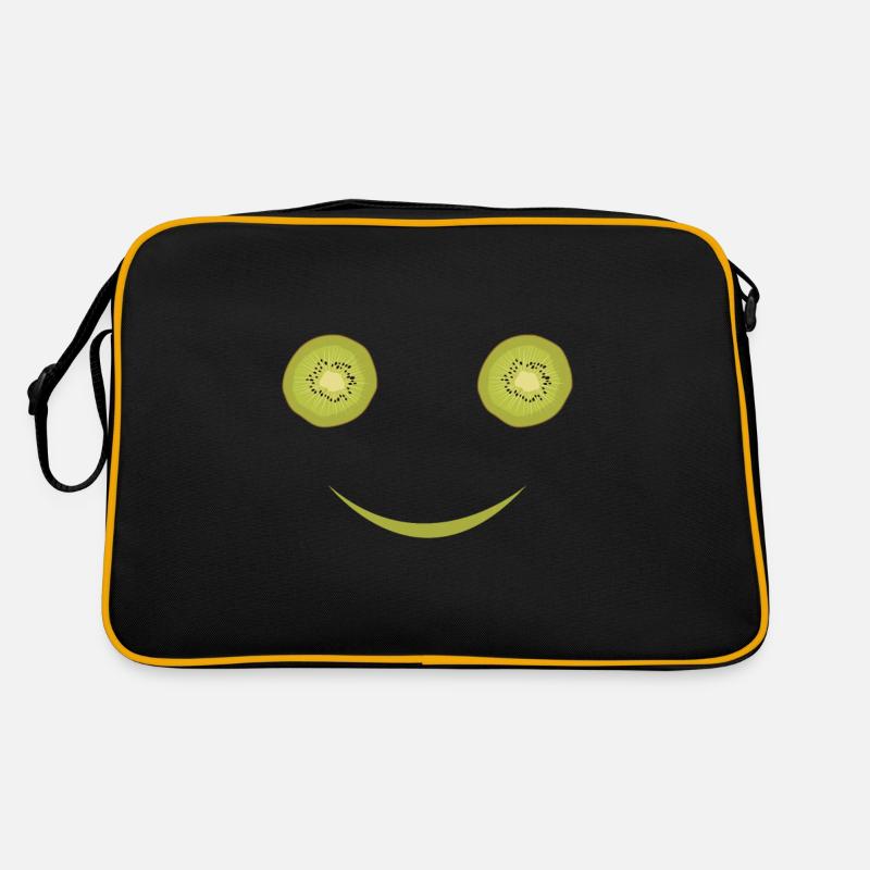 Kiwi Fruit Fruit Smile Retro Bag