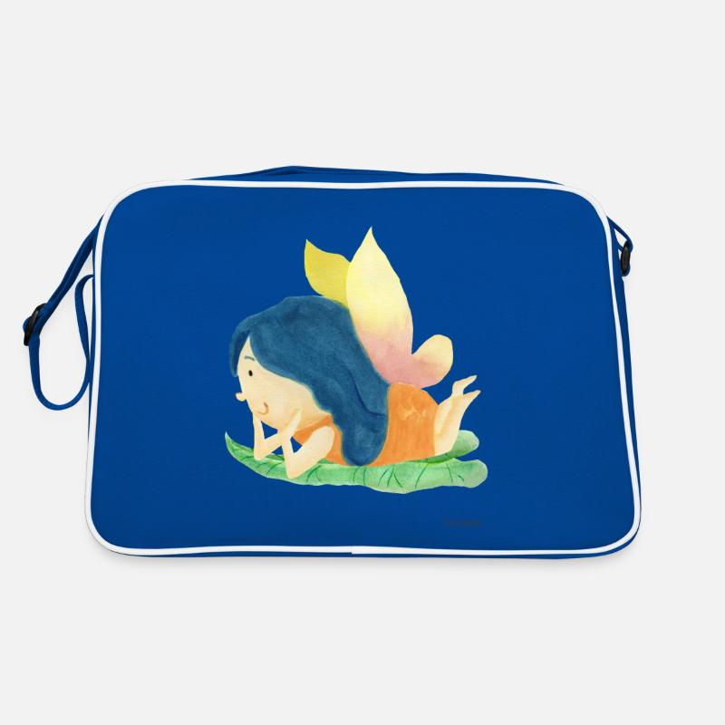 Fee Elfe Garten Märchen Mädchen Blume Geschenk Retro Tasche