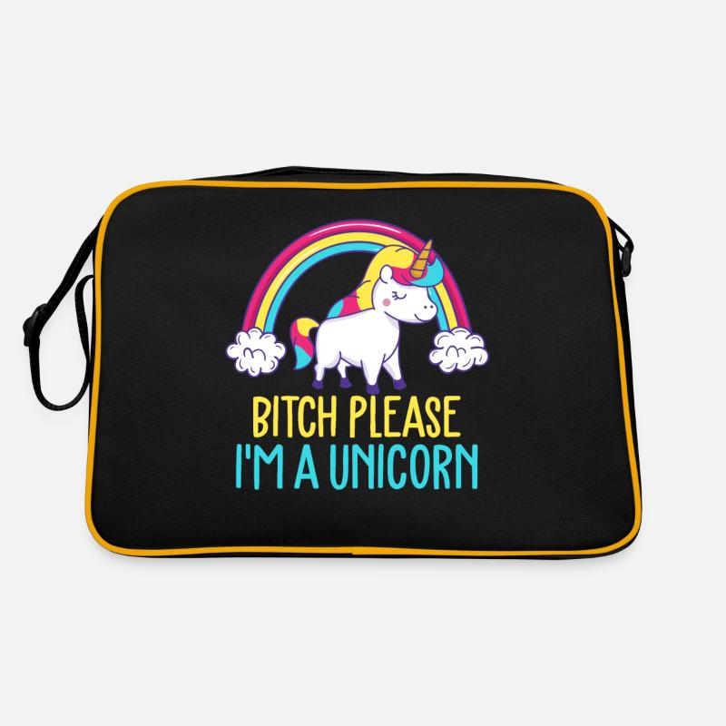 Licorne Drôle Dire Cadeau Sac Retro