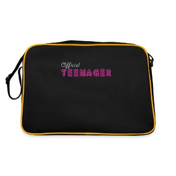 Offiziell Teenager - Official Teenager - Mädchen - Sac Retro - noir/or - Dos
