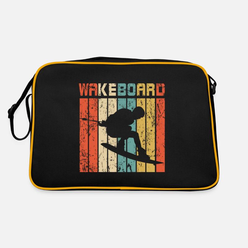 Wakeboard Retro Geschenk Retro Tasche