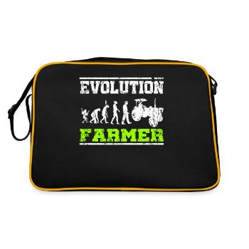 Bauer Traktor Evolution - Retro Tasche - Schwarz/Gold - Hinten