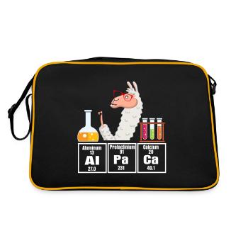 Alpaka Chemiker Lehrer Physik Schule Geschenk - Sac Retro - noir/or - Dos