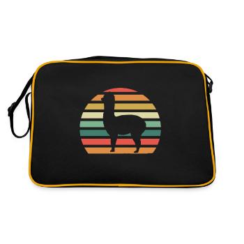Alpaka - Retro Bag - black/gold - Back