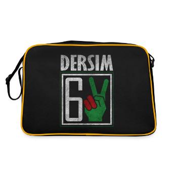 Dersim Kurdistan Free Kurdish people - Retro Bag - black/gold - Back