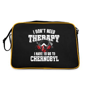 Chernobyl travel therapy - Retro Bag - black/gold - Back